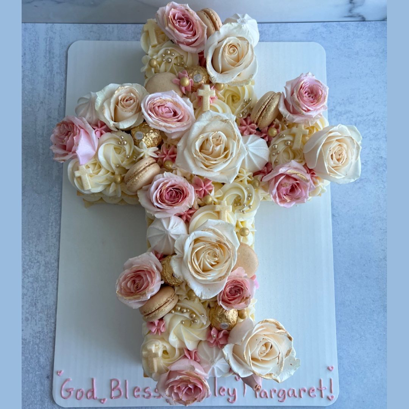 Embellished Cross Cake